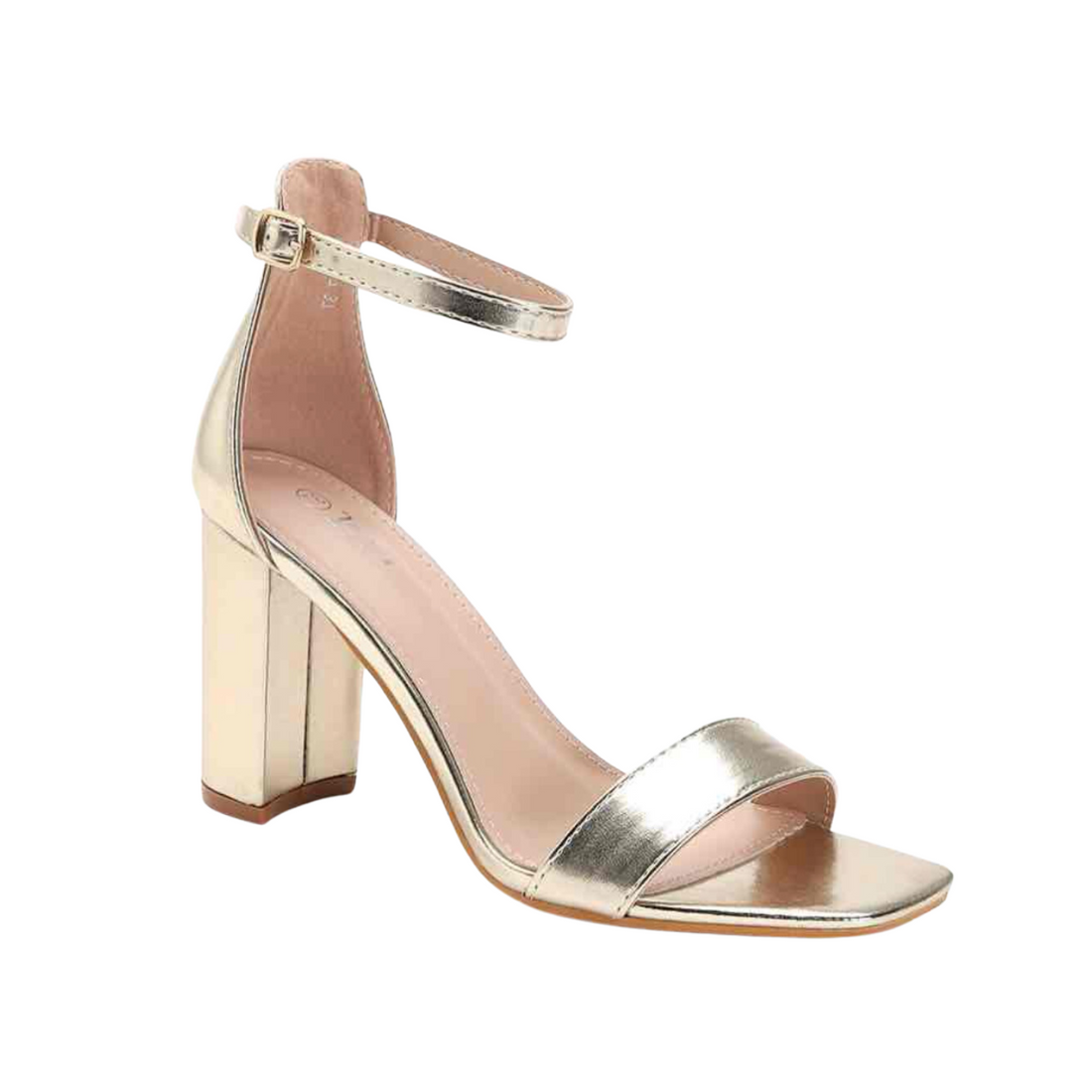 Bridal sandaal goud hoog