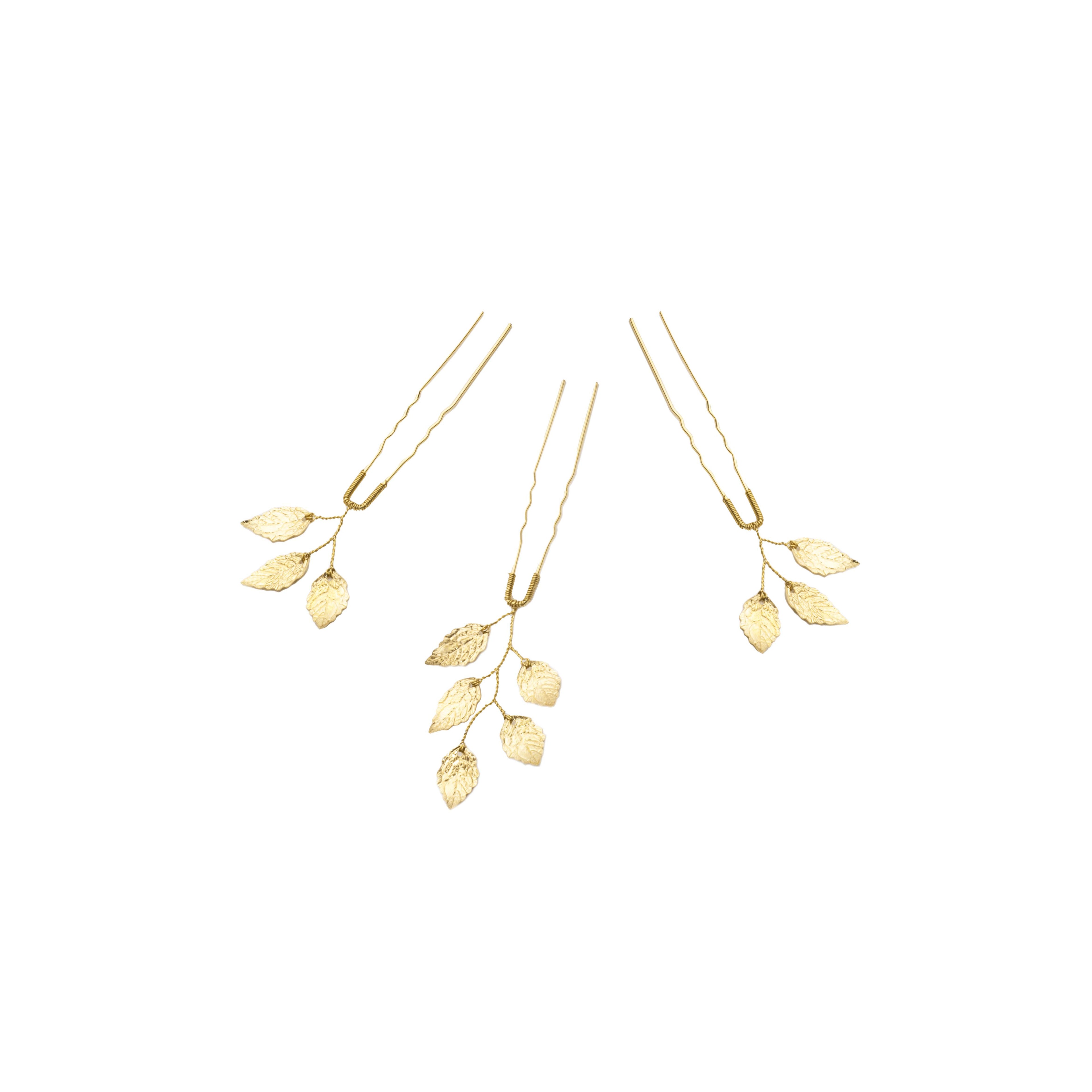 Petal hair pins