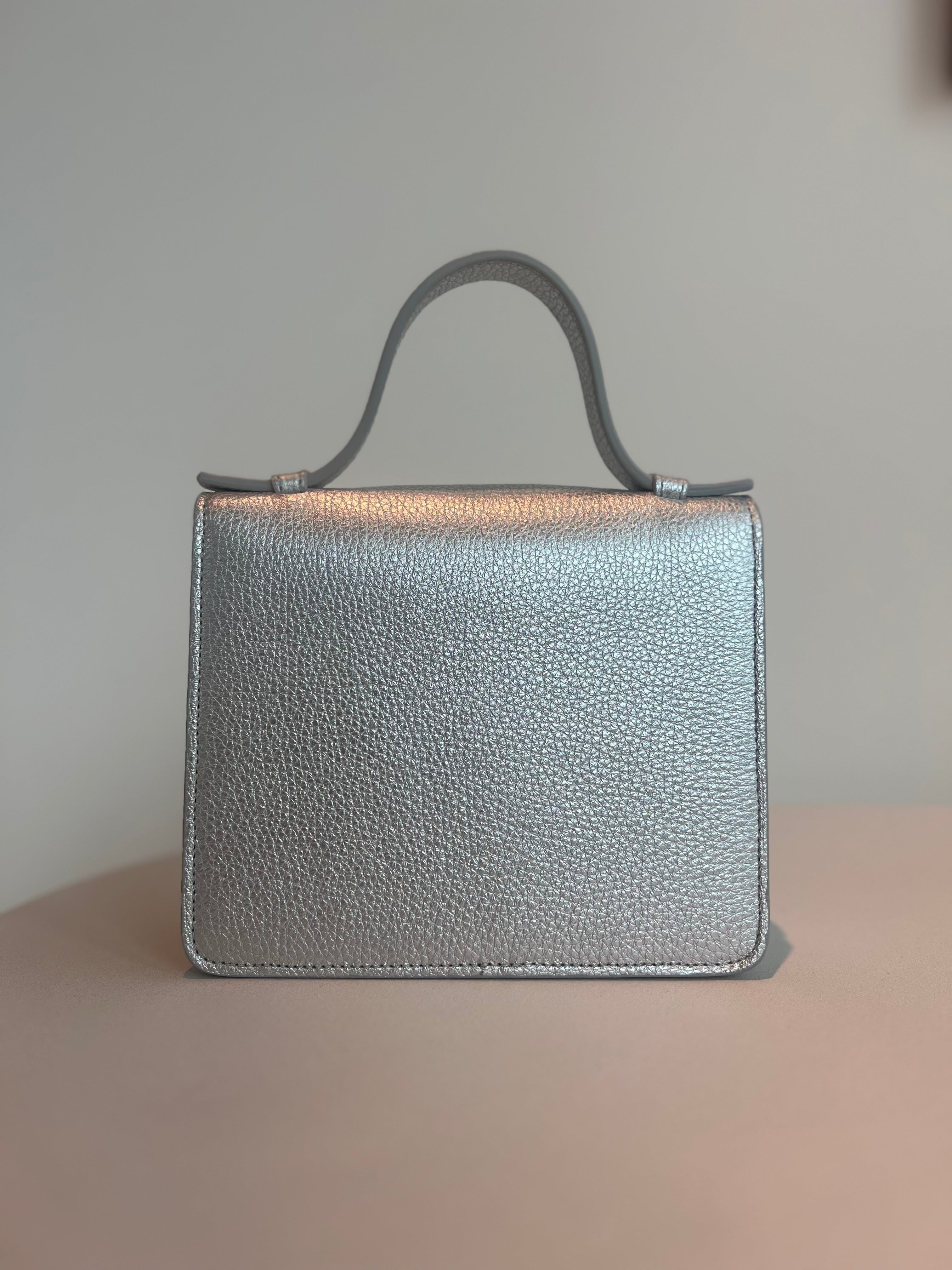Micro briefcase silver