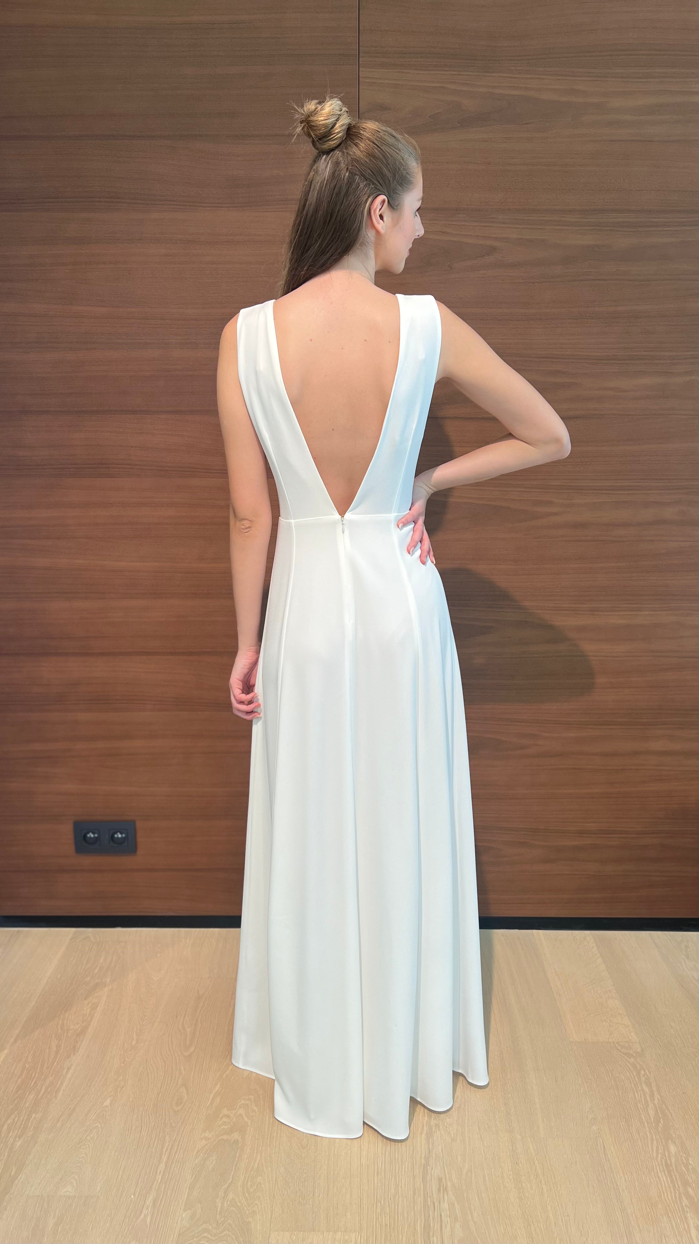 Robe maelle blanche SA