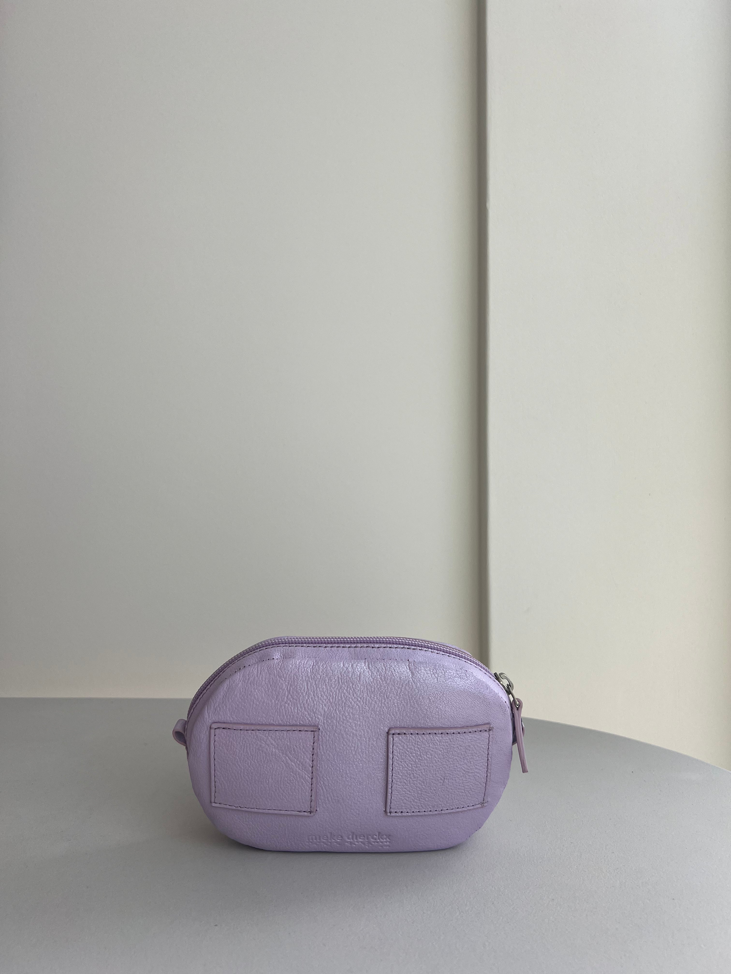 Oval mini bag lila