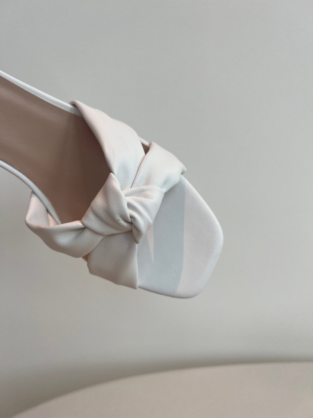 Bridal sandaal wit laag