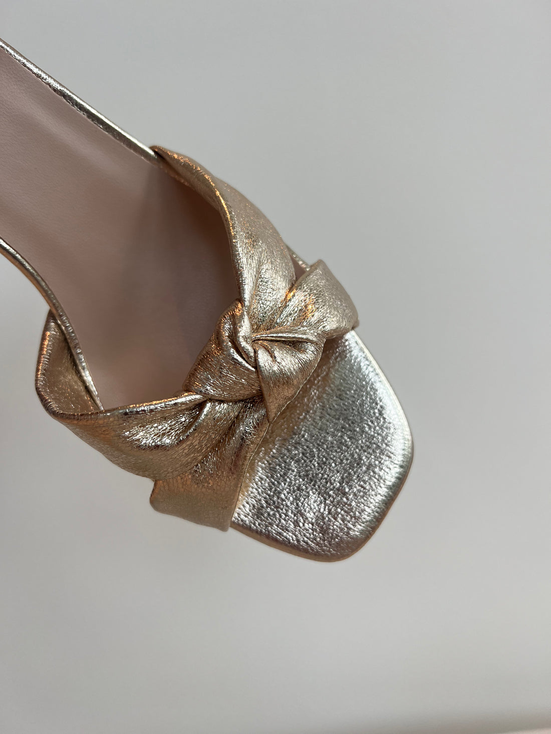 Bridal sandaal goudkleurig laag