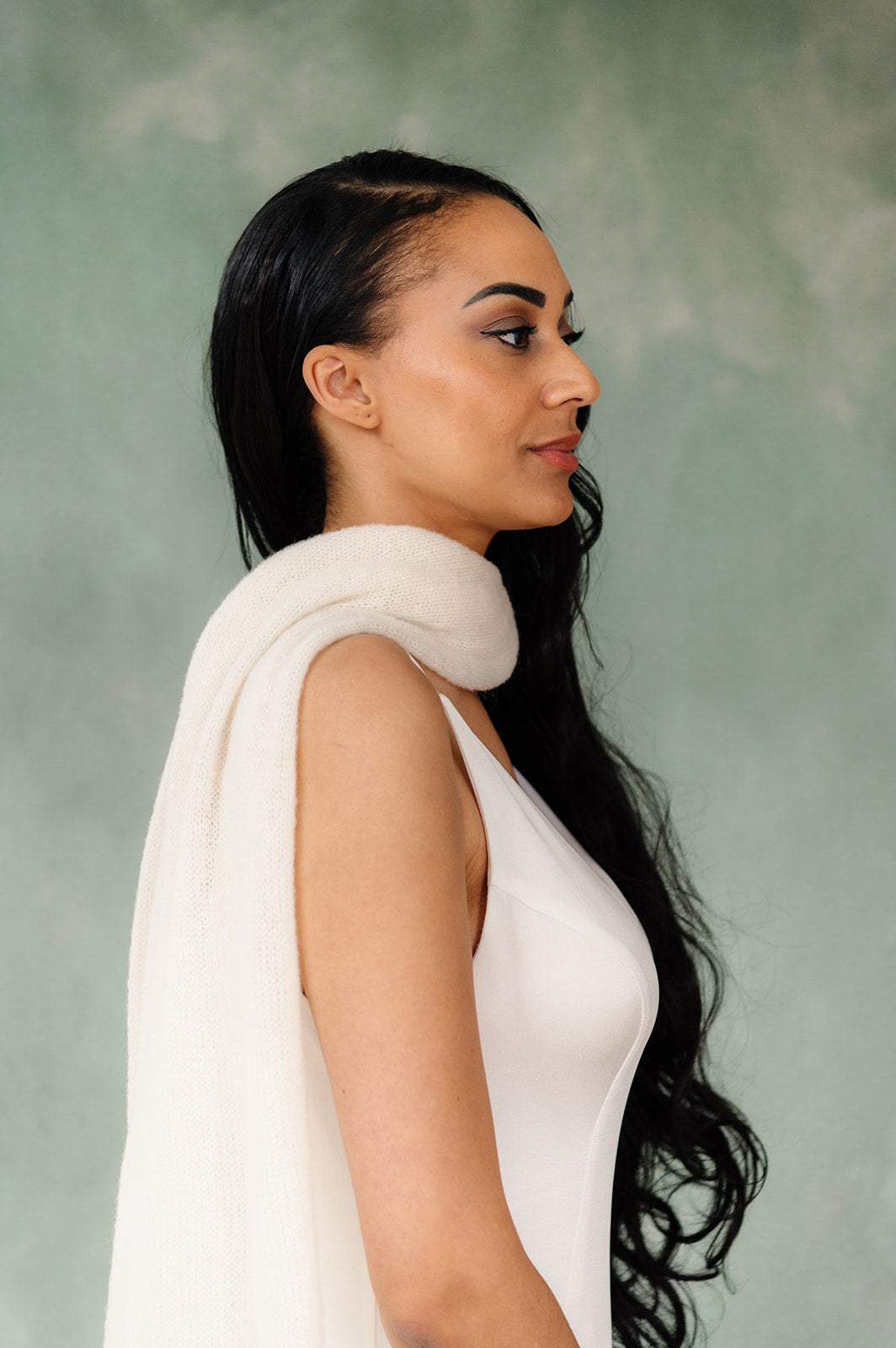 Sjaal off white