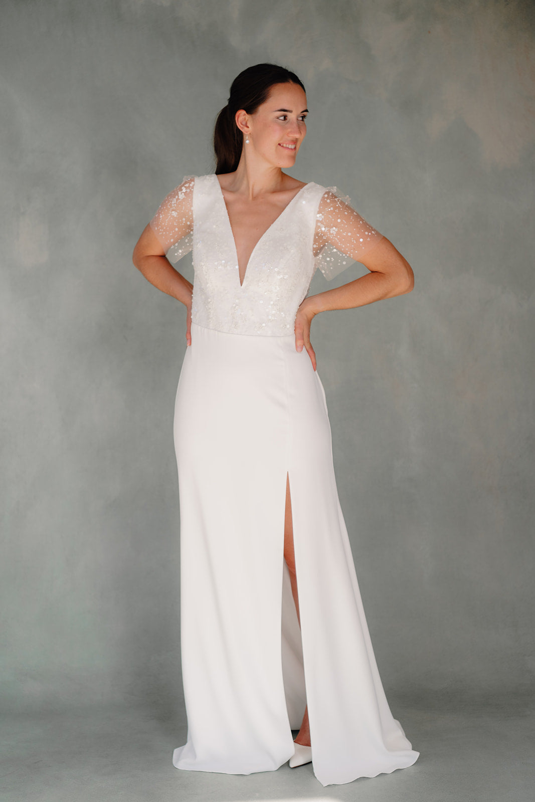 Nafi sequins gown