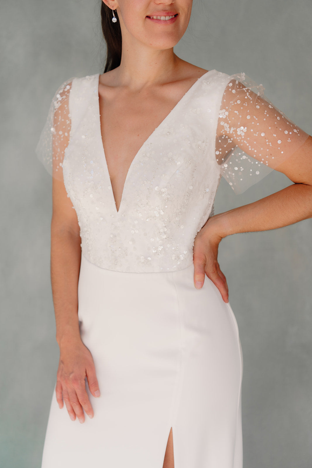 Nafi sequins gown