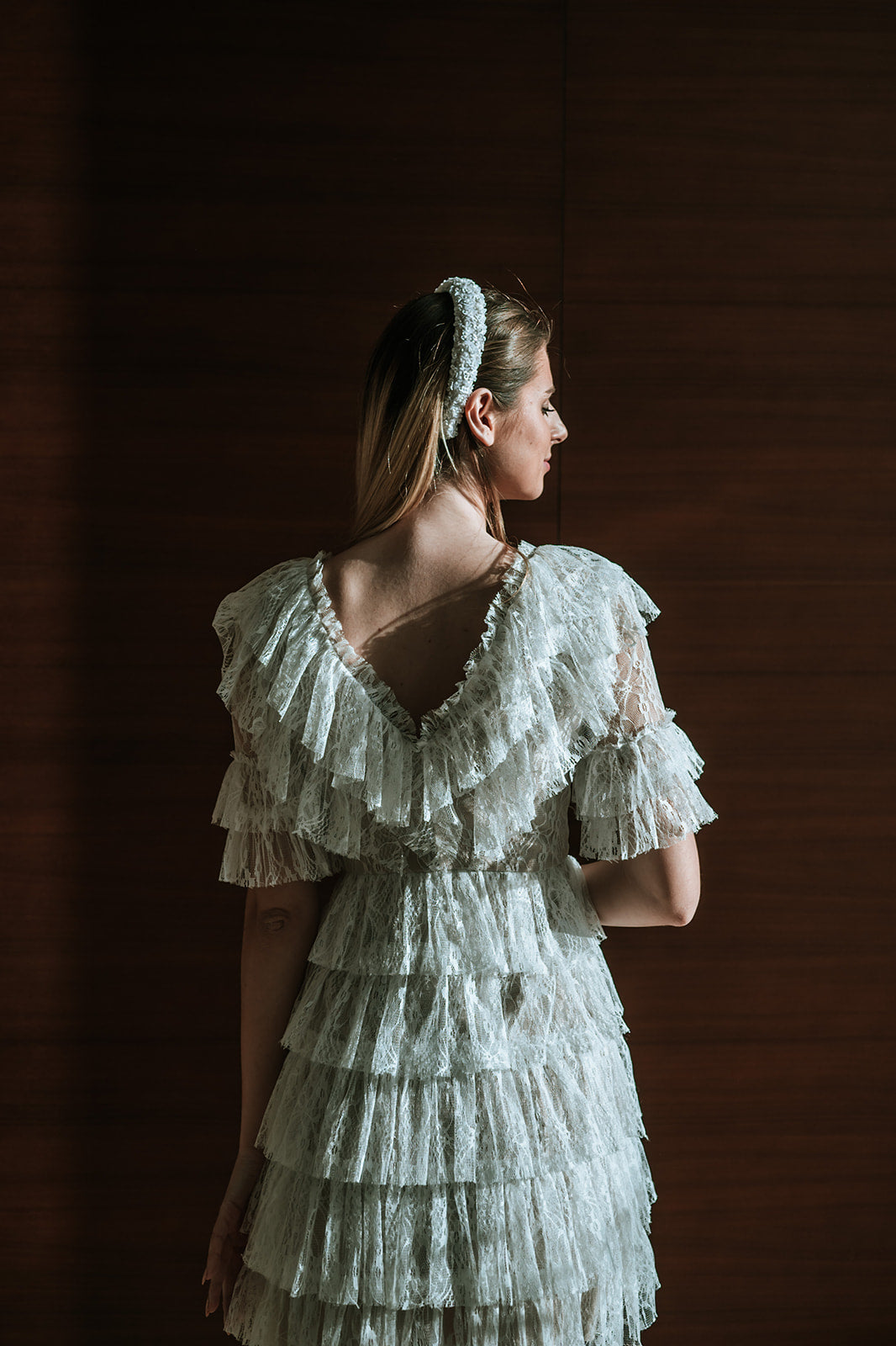 Sky dress white