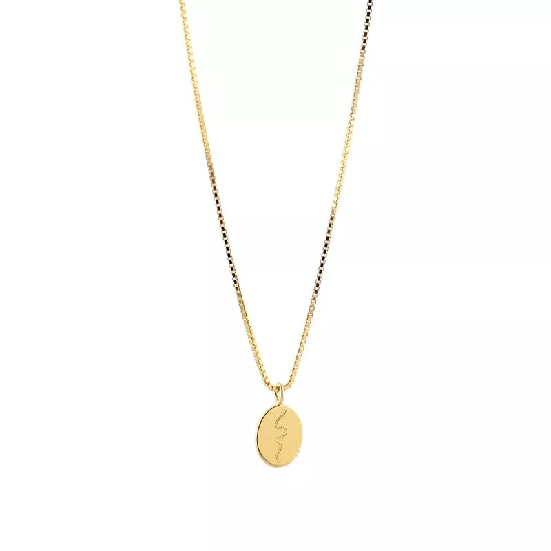 Trust the journey quote pendant necklace
