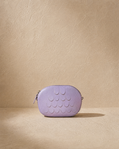 Oval mini bag Lila - Mieke Dierckx