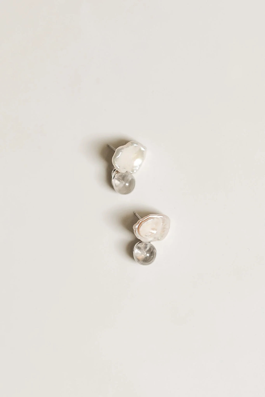 Coastal Glass Pearl Drops oorbellen