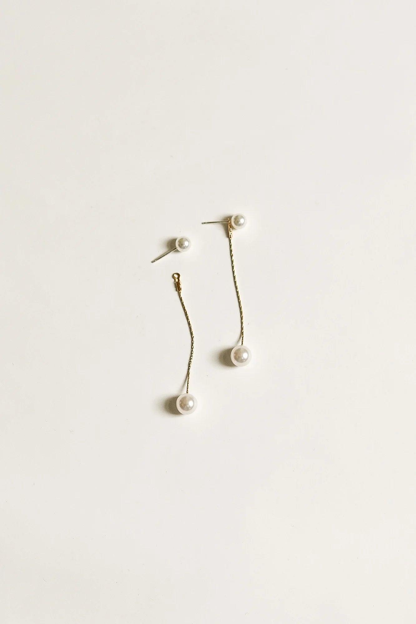 Minimal Pearl oorbellen