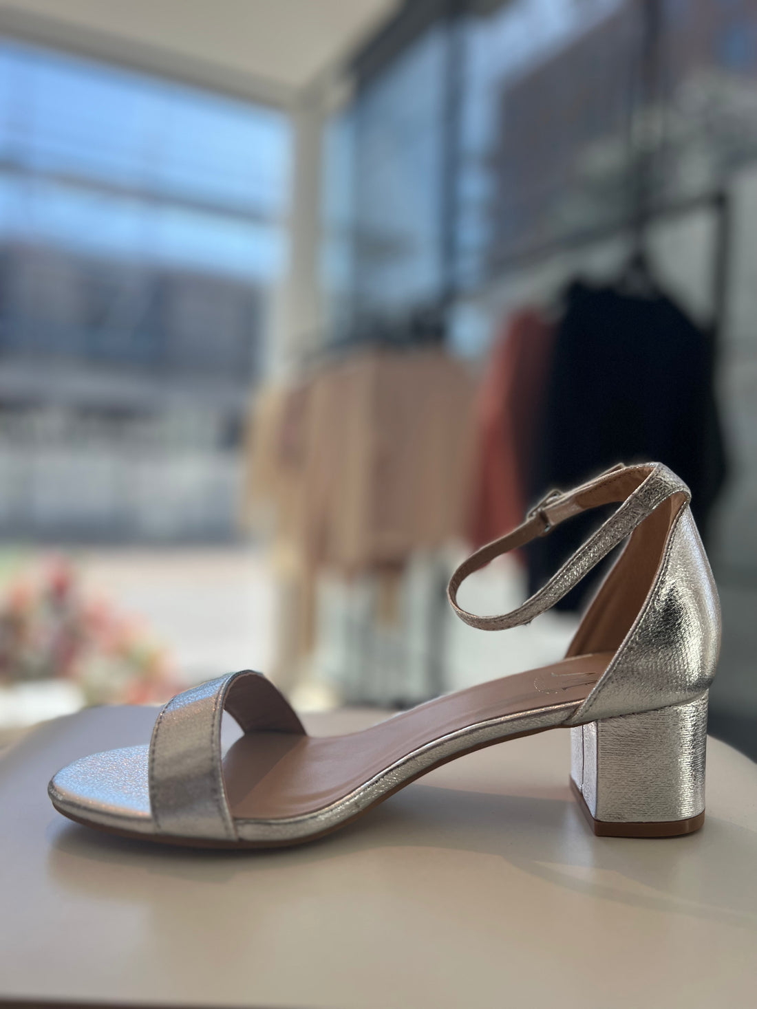 Bridal Sandaal Zilver Laag